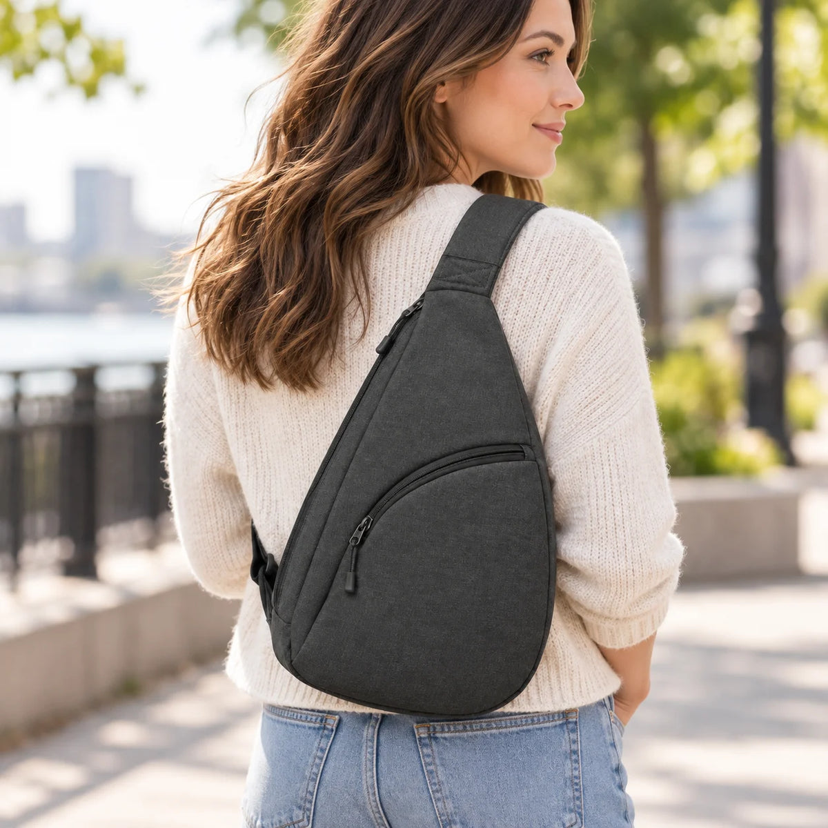 Everyday Sling Bag — lifestyle view