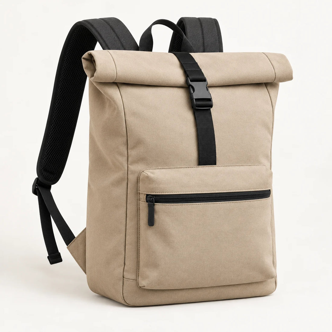 Roll-Top Commuter Backpack — feature view