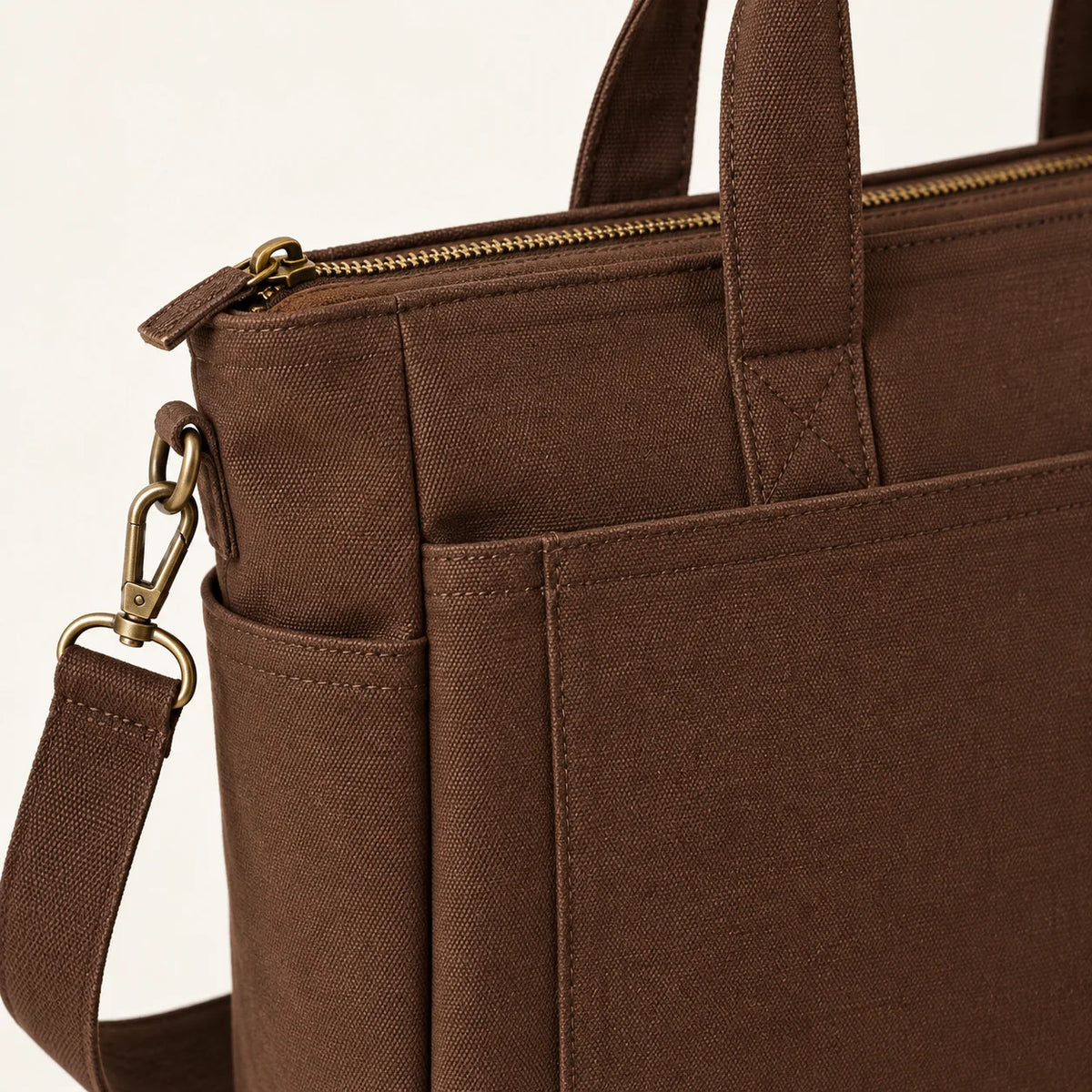 Structured Work Tote — detail view