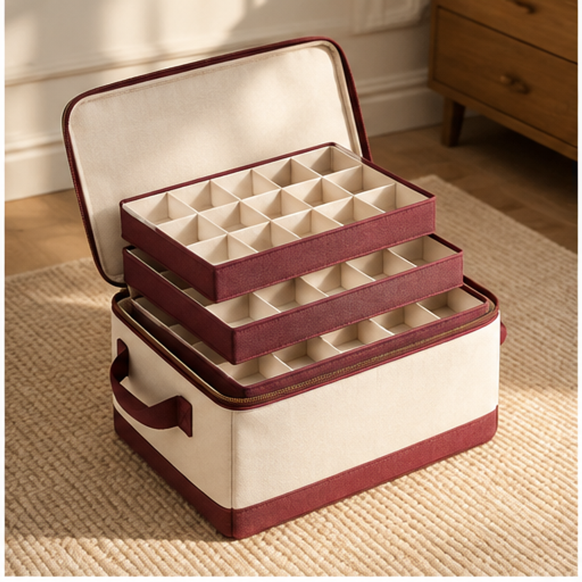 Ornament Divider Storage Box — lifestyle