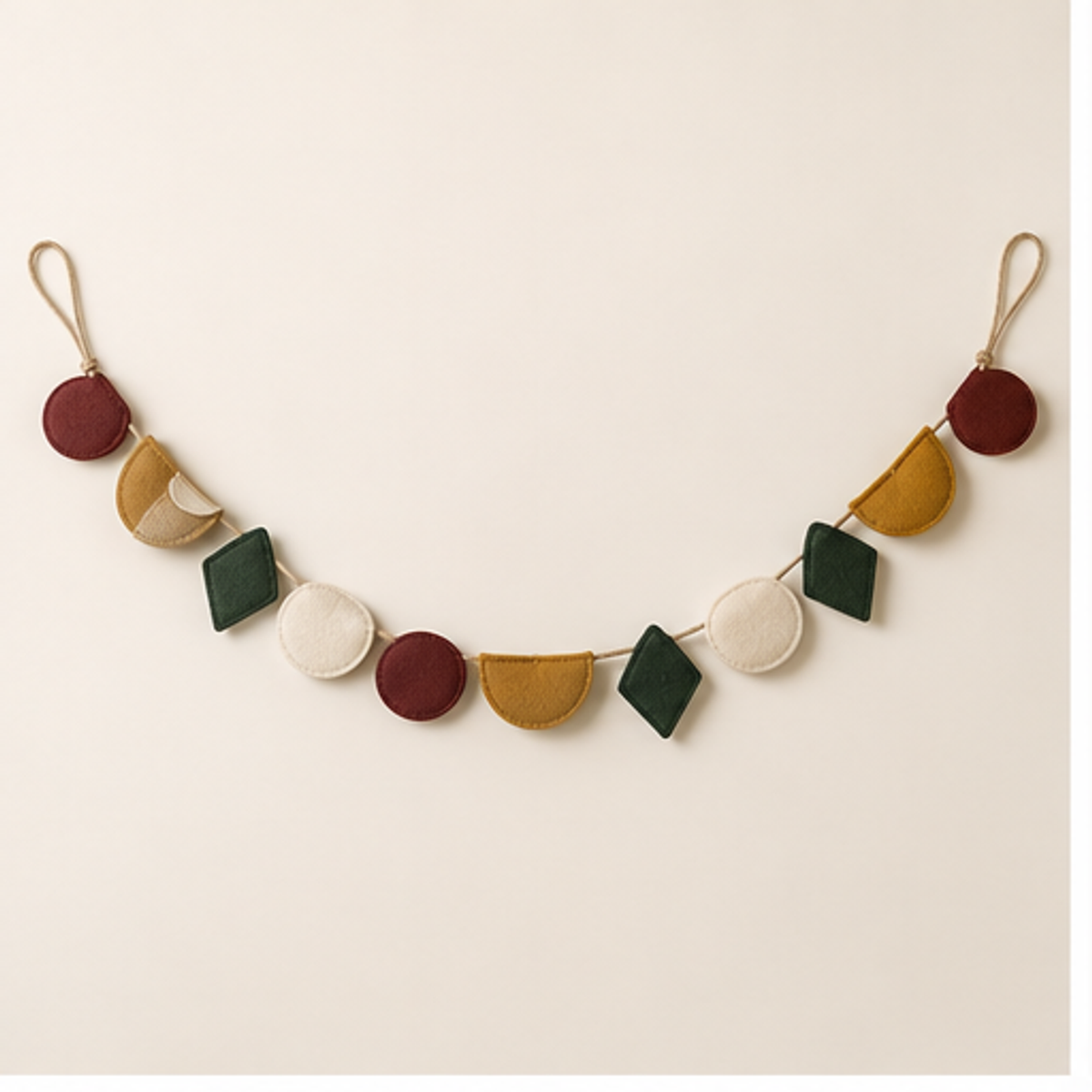 Reversible Felt Garland